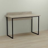 Письмовий стіл Ferrum-decor Скай 76x100x70 чорний ДСП Дуб Сонома 32мм (FRD-103647)