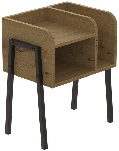 Тумба модульна Ferrum-decor Амелі 540x450x320 метал Чорний ДСП Дуб Дуб Артизан 16 мм (FRD-103009) Тумба модульна Ferrum-decor Амелі 540x450x320 метал Чорний ДСП Дуб Дуб Артизан 16 мм (FRD-103009)