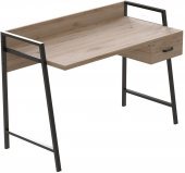Письмовий стіл Ferrum-decor Комфорт 750x1000x600 Чорний метал ДСП Дуб Сан-Марино 32 мм (FRD-103423) Письмовий стіл Ferrum-decor Комфорт 750x1000x600 Чорний метал ДСП Дуб Сан-Марино 32 мм (FRD-103423)
