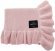Плед Classic з рюшами 90x100 см Powder Pink lullalove-1496