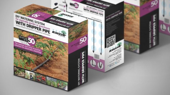 Комплект системи зрошення із крапельною трубкою NEW до 50 м.кв. Комплект системи зрошення із крапельною трубкою NEW до 50 м.кв.