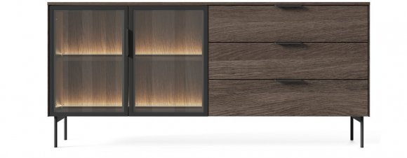 Комод з підсвіткою Perfect Home Лумі / Lumi 2D3S/181 2-дверний з 3 шухлядами Дуб дунін (PFH-091385) Комод з підсвіткою Perfect Home Лумі / Lumi 2D3S/181 2-дверний з 3 шухлядами Дуб дунін (PFH-091385)