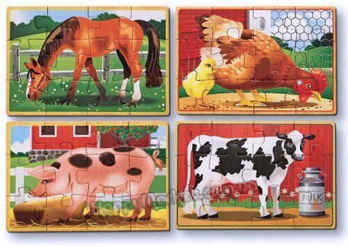 Пазлы Животные на ферме Melissa & Doug MD13793