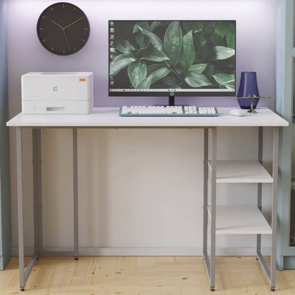 Письмовий стіл Ferrum-decor Кевін 75x120x70 сірий ДСП Біле 16мм (FRD-101747) Письмовий стіл Ferrum-decor Кевін 75x120x70 сірий ДСП Біле 16мм (FRD-101747)