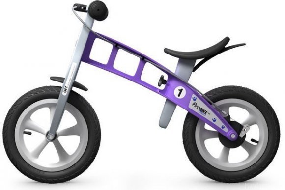 Firstbike Беговел Street with brake violet