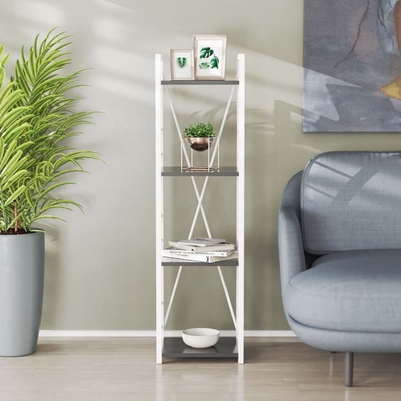 Етажерка 4/34 Ferrum-decor Серії Конект 120x34x28 білий ДСП Сосна Кембра 16мм (FRD-104282) Етажерка 4/34 Ferrum-decor Серії Конект 120x34x28 білий ДСП Сосна Кембра 16мм (FRD-104282)