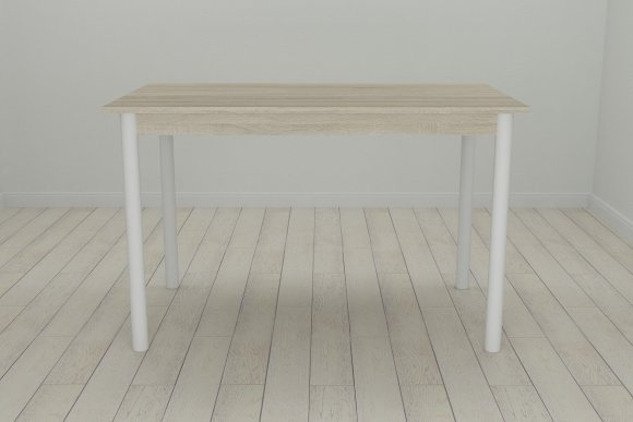 Стіл кухонний Ferrum-decor Беніта 75x120x80 Білий ДСП Сонома 16мм (FRD-106285) Стіл кухонний Ferrum-decor Беніта 75x120x80 Білий ДСП Сонома 16мм (FRD-106285)