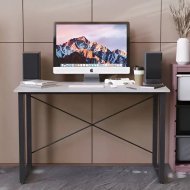 Стіл письмовий Дейв Ferrum-decor 750x1200x700 Чорний метал ДСП Бетон 32 мм (FRD-106461) Стіл письмовий Дейв Ferrum-decor 750x1200x700 Чорний метал ДСП Бетон 32 мм (FRD-106461)