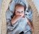 Плед Classic з рюшами 90x100 см Glamorous Grey lullalove-1472