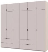 Шафа для одягу Doros Лукас Кашемір 3+3 ДСП 255х50х240 DRS-011714 (42005112)