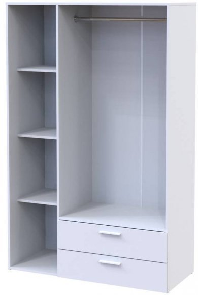 Шафа розпашна для одягу Doros Ектор 116х49,5х180 см Білий (DRS-011186)