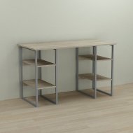 Письмовий стіл Ferrum-decor Карен 75x120x60 сірий ДСП Дуб Сонома 16мм (FRD-102419)
