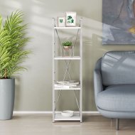 Етажерка 4/34 Ferrum-decor Серії Конект 120x34x28 сірий ДСП Біле 16мм (FRD-104283) Етажерка 4/34 Ferrum-decor Серії Конект 120x34x28 сірий ДСП Біле 16мм (FRD-104283)