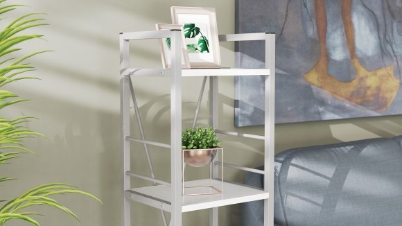 Етажерка 4/34 Ferrum-decor Серії Конект 120x34x28 сірий ДСП Біле 16мм (FRD-104283) Етажерка 4/34 Ferrum-decor Серії Конект 120x34x28 сірий ДСП Біле 16мм (FRD-104283)