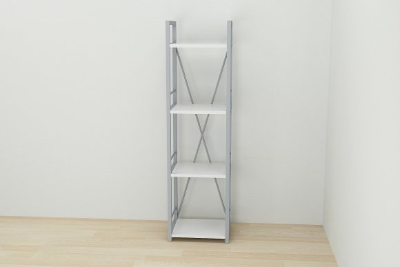 Етажерка 4/34 Ferrum-decor Серії Конект 120x34x28 сірий ДСП Біле 16мм (FRD-104283) Етажерка 4/34 Ferrum-decor Серії Конект 120x34x28 сірий ДСП Біле 16мм (FRD-104283)