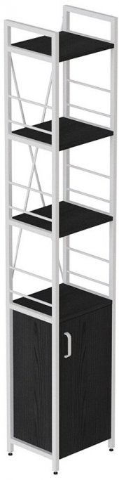 Етажерка 4/34 Ferrum-decor Серії Конект із тумбою 179x34x28 Білий ДСП Сосна Кембра (FRD-104472)