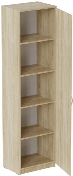 Пенал Анжело Ferrum-decor на 5 полиць із дверима 1900x500x380 ДСП Дуб Сонома 16 мм (FRD-104945) Пенал Анжело Ferrum-decor на 5 полиць із дверима 1900x500x380 ДСП Дуб Сонома 16 мм (FRD-104945)