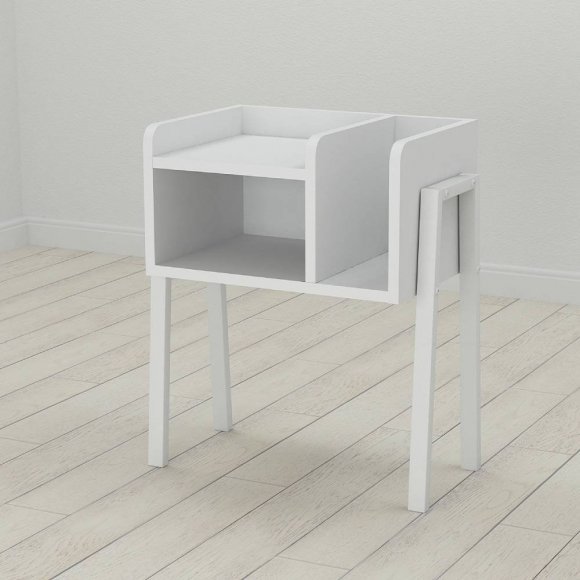 Тумба модульна Ferrum-decor Амелі 540x450x320 метал Білий ДСП Біле 16 мм (FRD-103011) Тумба модульна Ferrum-decor Амелі 540x450x320 метал Білий ДСП Біле 16 мм (FRD-103011)