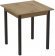 Стіл кухонний Ferrum-decor Агата 75x80x80 Чорний ДСП Дуб Артизан 16мм (FRD-105679) Стіл кухонний Ferrum-decor Агата 75x80x80 Чорний ДСП Дуб Артизан 16мм (FRD-105679)