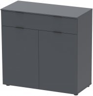 Комод у вітальню Doros Рон 2 80х38х100 см Графіт (DRS-011295)