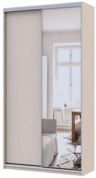 Шафа-купе Doros Сіті Лайт Кашемір 1 ДСП / 1 дзеркало 120х45х225 (80736338) Шафа-купе Doros Сіті Лайт Кашемір 1 ДСП / 1 дзеркало 120х45х225 (80736338)