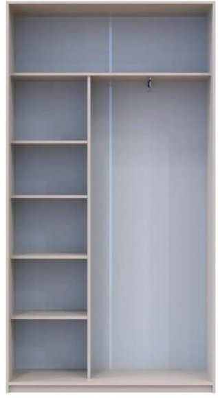 Шафа-купе Doros Сіті Лайт Кашемір 1 ДСП / 1 дзеркало 120х45х225 (80736338) Шафа-купе Doros Сіті Лайт Кашемір 1 ДСП / 1 дзеркало 120х45х225 (80736338)