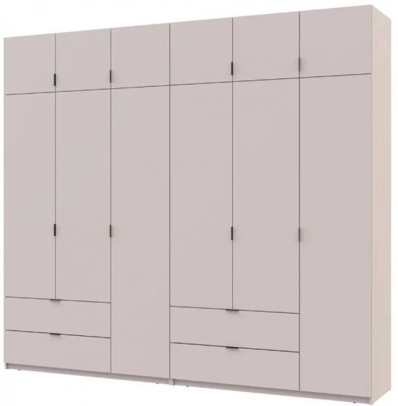 Шафа для одягу Doros Лукас Кашемір 3+3 ДСП 270х50х240 DRS-011715 (42005116) Шафа для одягу Doros Лукас Кашемір 3+3 ДСП 270х50х240 DRS-011715 (42005116)