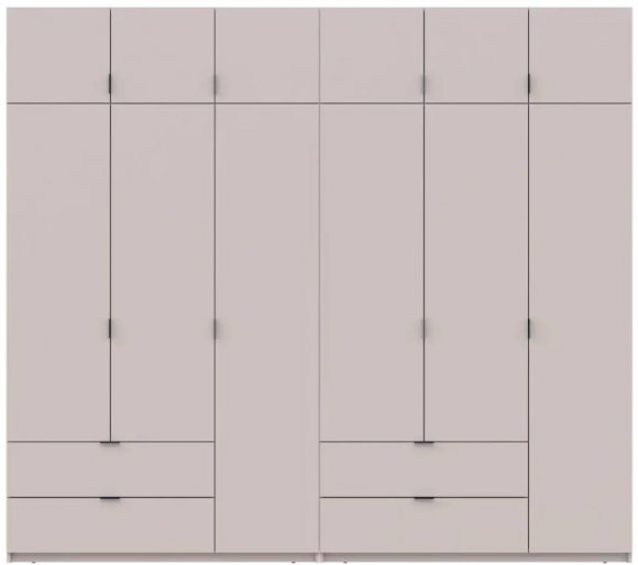 Шафа для одягу Doros Лукас Кашемір 3+3 ДСП 270х50х240 DRS-011715 (42005116) Шафа для одягу Doros Лукас Кашемір 3+3 ДСП 270х50х240 DRS-011715 (42005116)