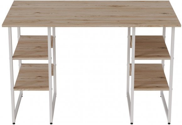 Комп'ютерний стіл Ferrum-decor Карен 75x120x70 білий ДСП Дуб Сан-Марино 16мм (FRD-102279)
