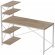 Комп'ютерний стіл Ferrum-decor Джек 75x120x70 Білий ДСП Дуб Сан-Марино (FRD-105413)