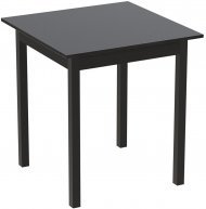 Стіл кухонний Ferrum-decor Агата 75x80x80 Чорний ДСП Сосна Кембра 16мм (FRD-105680)