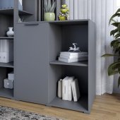 Тумба однодверна LION Краш 82x43x86 см Антрацит (LION-044101) Тумба однодверна LION Краш 82x43x86 см Антрацит (LION-044101)