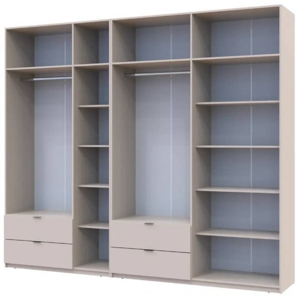 Шафа для одягу Doros Лукас Кашемір 3+4 ДСП 280х50х240 DRS-011716 (42005120) Шафа для одягу Doros Лукас Кашемір 3+4 ДСП 280х50х240 DRS-011716 (42005120)