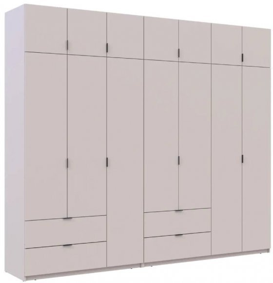 Шафа для одягу Doros Лукас Кашемір 3+4 ДСП 280х50х240 DRS-011716 (42005120) Шафа для одягу Doros Лукас Кашемір 3+4 ДСП 280х50х240 DRS-011716 (42005120)