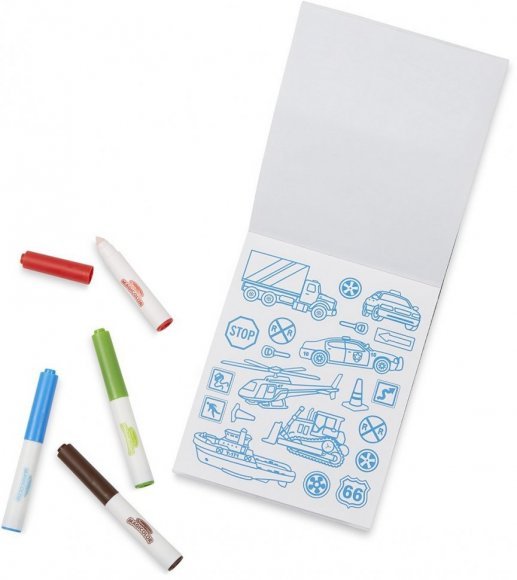 Магические наклейки-раскраски голубые Melissa & Doug MD9130