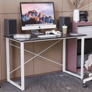 Комп'ютерний стіл Ferrum-decor Дейв 75x120x60 білий ДСП Сосна Кембра 32мм (FRD-102155)