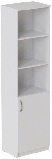Пенал Анжело Ferrum-decor на 4 полиці з 1 дверима 1900x500x380 ДСП Біле 16 мм (FRD-104948)