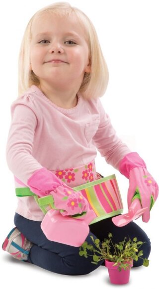 Ременной комплект юного садовода Цветочки Melissa & Doug MD6216 Ременной комплект юного садовода Цветочки Melissa & Doug MD6216