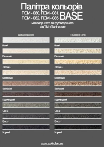 Двокомпонентна суміш для розшивки швів вентильованих фасадів ПСМ-083 жасмин