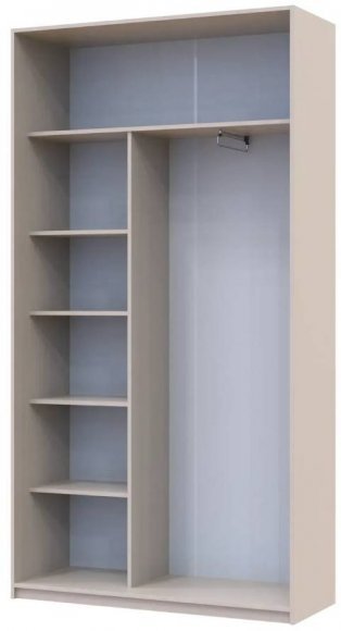Шафа-купе Doros Сіті Лайт Кашемір 2 ДСП 120х45х225 (80736332) Шафа-купе Doros Сіті Лайт Кашемір 2 ДСП 120х45х225 (80736332)