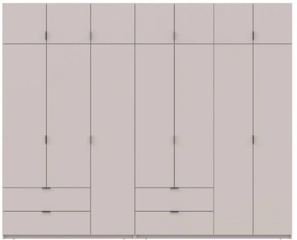 Шафа для одягу Doros Лукас Кашемір 3+4 ДСП 295х50х240 DRS-011717 (42005124) Шафа для одягу Doros Лукас Кашемір 3+4 ДСП 295х50х240 DRS-011717 (42005124)