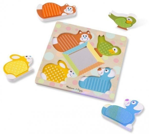 Дзеркальний формовий пазл із домашніми тваринами MD1898 Дзеркальний формовий пазл із домашніми тваринами MD1898