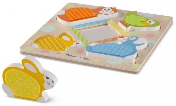 Дзеркальний формовий пазл із домашніми тваринами MD1898 Дзеркальний формовий пазл із домашніми тваринами MD1898