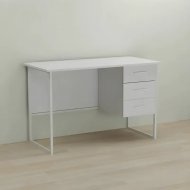 Письмовий стіл Ferrum-decor Гаррі 75x120x70 білий ДСП Біле 16мм (FRD-101001)