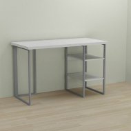 Письмовий стіл Ferrum-decor Кевін 76x120x70 сірий ДСП Біле 32мм (FRD-101752)