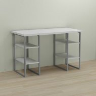 Письмовий стіл Ferrum-decor Карен 76x120x60 сірий ДСП Біле 32мм (FRD-102423) Письмовий стіл Ferrum-decor Карен 76x120x60 сірий ДСП Біле 32мм (FRD-102423)
