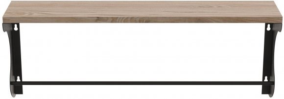 Полиця настінна Ferrum-decor Юзібі 270x600x150 метал Чорний ДСП Дуб Сан-Марино 16 мм (FRD-102675) Полиця настінна Ferrum-decor Юзібі 270x600x150 метал Чорний ДСП Дуб Сан-Марино 16 мм (FRD-102675)