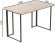 Комп'ютерний стіл Ferrum-decor Ханна 76x140x70 чорний ДСП Дуб Сан-Марино 32мм (FRD-103529)