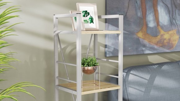 Етажерка 4/34 Ferrum-decor Серії Конект 120x34x28 сірий ДСП Дуб Сонома 16мм (FRD-104286) Етажерка 4/34 Ferrum-decor Серії Конект 120x34x28 сірий ДСП Дуб Сонома 16мм (FRD-104286)