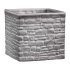 Кашпо для квітів Stone Look кераміка 18&quot; бетонний куб 63421